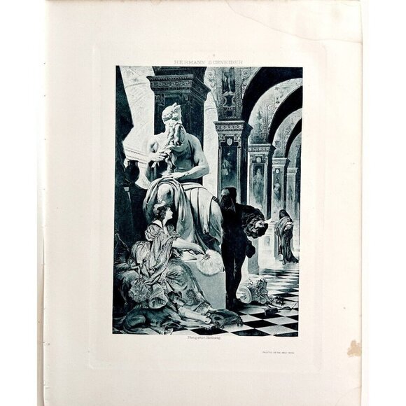 Michelangelo And Vittoria Colonna Photo Gravure Victorian 1894 Art DWS11 - Picture 2 of 3